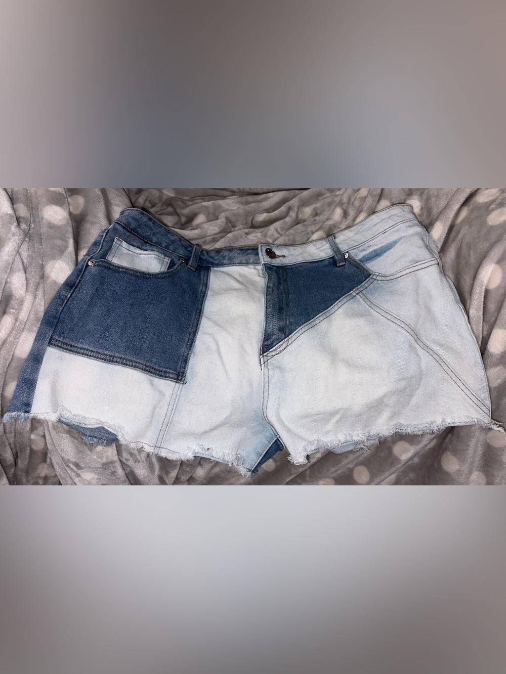 Madden NYC Patchwork Mom Shorts - Size 17 - Excellent Condition